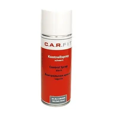 CARFIT Краска-спрей черная, матовая 520мл