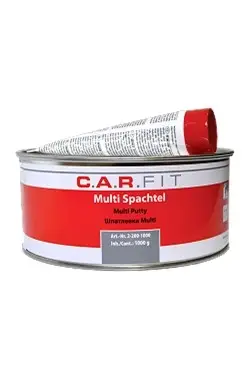 CARFIT 2К Шпатлевка полиэфирная для оцинк. и алюм. поверхностей Multi 1 кг, вкл.отв.