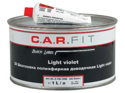 CARFIT 2К Шпатлевка полиэфирная доводочная Light violet (1 л)