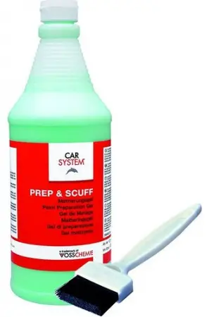 CARSYSTEM Prep Brush - Кисть для нанесения матирующего геля 4см