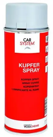 CARSYSTEM Kupfer Spray - Высокотемпературная смазка (от -30 С до +1100 С) 400мл