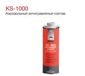 CARSYSTEM KS-1000 Антигравийное покрытие окрашиваемое белое 1л
