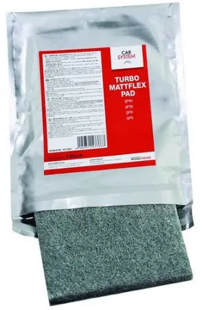 CARSYSTEM Матирующая губка TURBO MATTFLEX PAD grey
