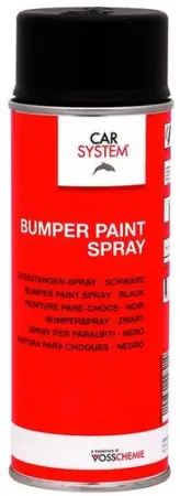 CARSYSTEM Адгезионный грунт-краска Bumper Paint Spray - для пластика черный, 400мл