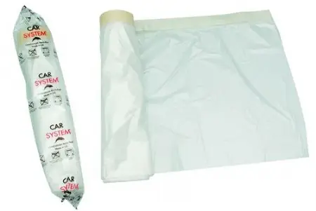 CARSYSTEM Маскирующая пленка с клеющей лентой 1,80x25м