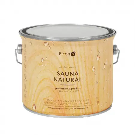 Пропитка для бани и сауны Elcon Sauna Natural, 2л
