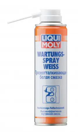 Грязеотталкивающая белая смазка Wartungs-Spray weiss 0,25л