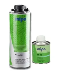 Mipa Protector Set Защита для пикапов и порогов автомобиля (колеруемый, колер в комплекте) (1х0,75мл Protector + 1x0,25мл отвердитель)