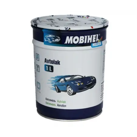 000 черная матовая, Автоэмаль Мобихел, уп. 1 л