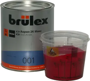 Автомобильная краска "Brulex", 2К акрил, 1л