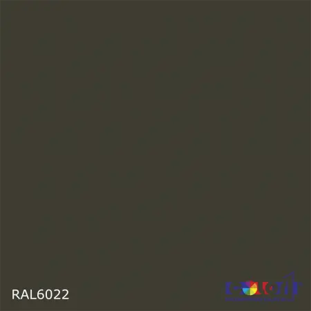 Аэрозольная автоэмаль, спрей 400мл, цвет RAL 6022 Коричнево-оливковый