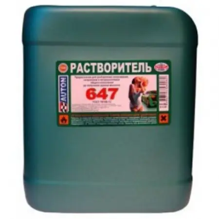 647 Растворитель "Полихим", уп. 5л (шт.)