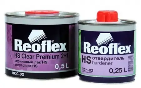 Лак акриловый HS REOFLEX, комплект с отвердителем