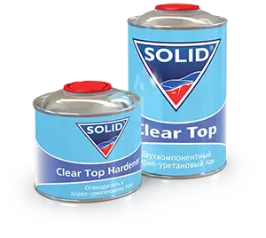 SOLID CLEARTOP (1000 мл + 500 мл) - 2К акрил-уретановый лак 2+1 системы MS (в комп. с отвердит.)