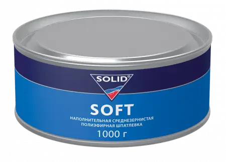 SOLID SOFT - наполнительная мелкозернистая шпатлевка