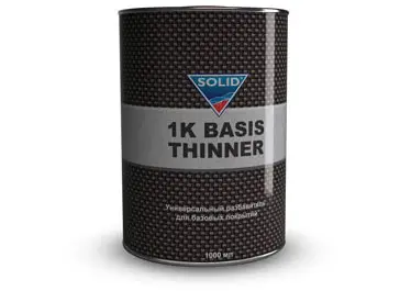 SOLID 1K BASIS THINNER (фасовка 1000 мл) разбавитель для базовых покрытий