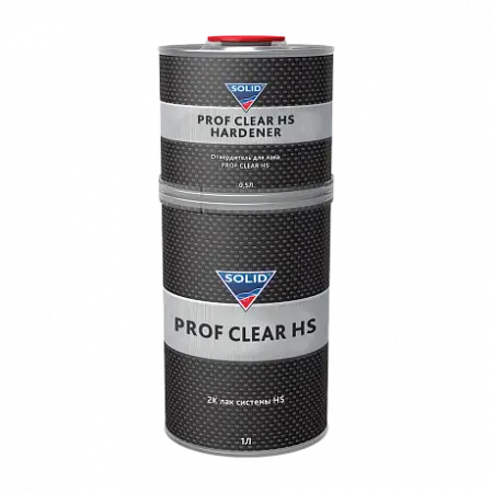 SOLID PROF CLEAR HS (1000+500мл) - 2K лак системы HS в компл. с отвердителем 