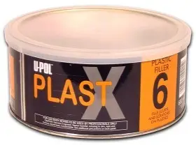 U-Pol PLAST X 6 Шпатлевка с повышенной адгезией для пластика, 600 мл