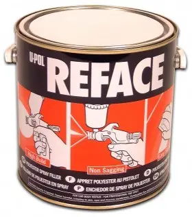 U-Pol REFACE Напыляемая шпатлевка, 2.5 л