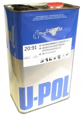U-Pol S2091 HS Лак Performance 2:1, 1 л