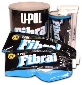 U-Pol FIBRAL Стекловолоконная шпатлевка, 600 мл