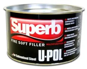 U-Pol SUPERB Легкошлифуемая мультифункциональная Fine Soft шпатлевка, 1 л