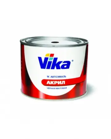 VIKA Вика Эмаль АК-142 (1-компонентная,черная матовая)