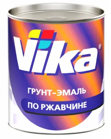 VIKA Вика Грунт-эмаль RAL 1003 сигнально-желтый, 0,9 кг