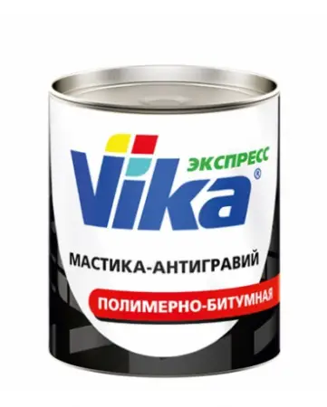 Мастика VIKA Вика Антигравий / полимерно-битумная 1,0 кг.