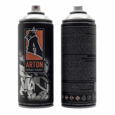 A-902 White Gloss, эмаль-спрей Arton, уп. 520мл