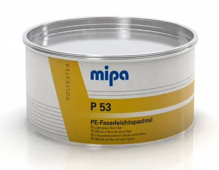Mipa Шпатлевка P53 PE-Faserleichtspachtel стекловолокнистая лёгкая, 1.8кг