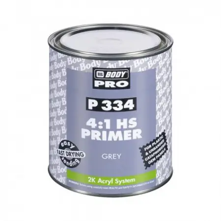 Грунт-наполнитель HB BODY PRO 334 HS 4+1 2К серый 1л