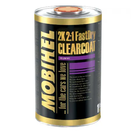 2К HS 2:1 бесцветный лак Мобихел FAST DRY LOW VOC, 1 л