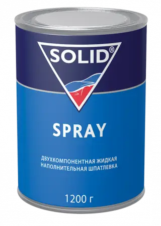 SOLID SPRAY - жидкая шпатлевка для окончательных работ