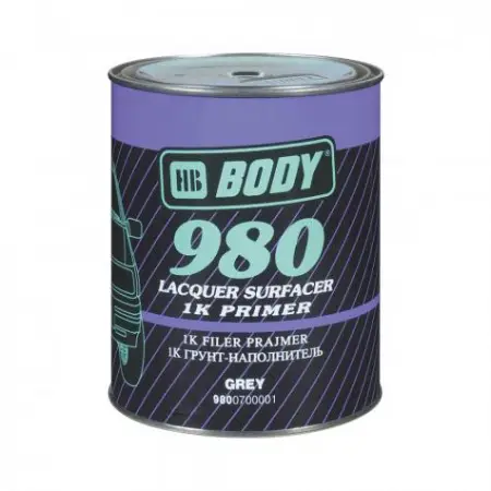 Грунт-наполнитель HB BODY 980 1К серый 1л