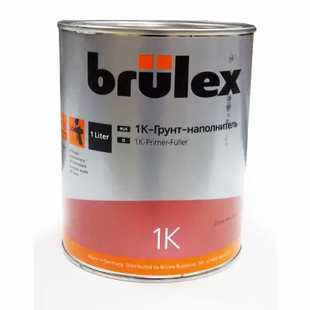 BRULEX 1K-Грунт-наполнитель (светло-серый), 1л