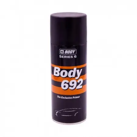Аэрозольный антикор. грунт-наполнитель HB BODY 692 черный 0,4л