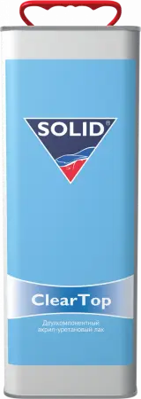 SOLID CLEARTOP (5000 мл + 2500 мл) - 2К акрил-уретановый лак 2+1 системы MS (в комп. с отвердит.)