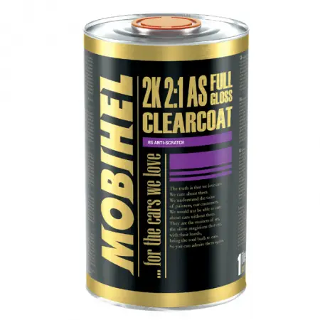2К HS 2:1 бесцветный лак Мобихел FG anti-scratch, 1 л