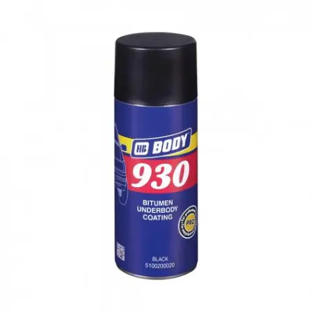 Аэрозольный антикор. состав HB BODY 930 BITUMEN черный 0,4л
