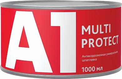 А1 MULTI PROTECT Антикоррозионная универсальная шпатлевка 1000 мл
