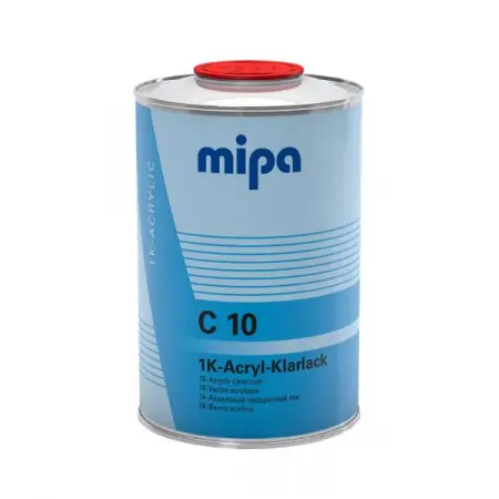 Mipa Лак 1K Klarlack С10 1л, применяется без отвердителя