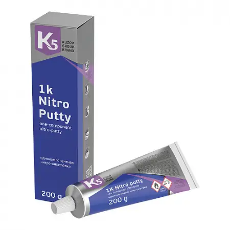 Шпатлевка К5 однокомпонентная 1K Nitro Putty 200 г