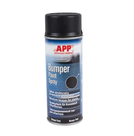 Краска для изделий из пластмассы в аэрозоли BUMPER paint черная, 400мл