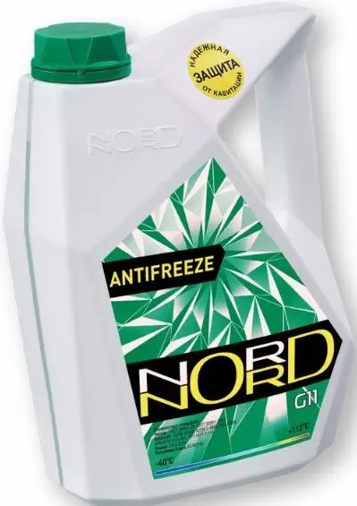 NORD Антифриз High Quality Antifreeze готовый -40C зеленый 5кг