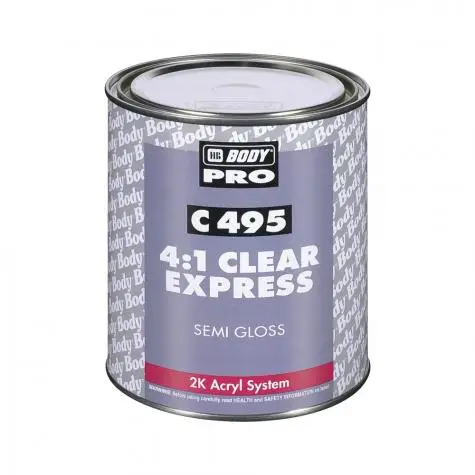 Лак HB BODY 495 MS SEMI GLOSS 4:1 1л