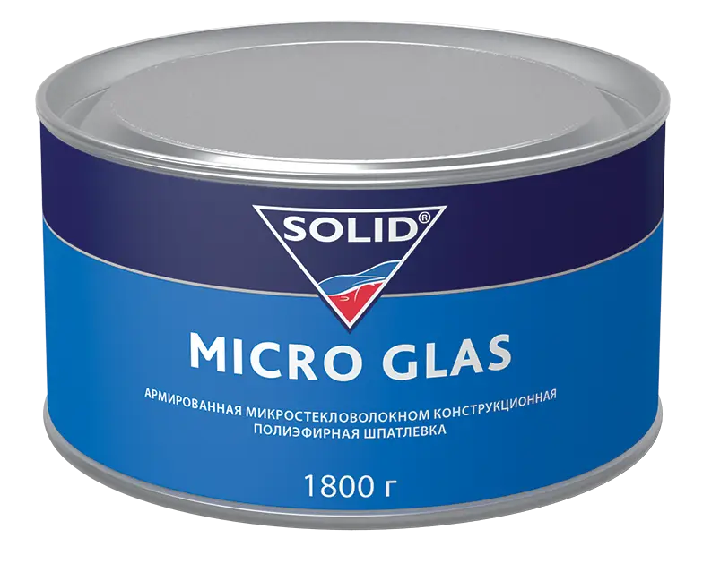 SOLID MICRO GLAS - наполнительная шпатлевка, усиленная микростекловолокном
