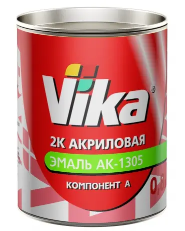 VIKA Вика акриловая эмаль АК-1305 RENAULT BLANC GLACIER 369 VIKA, 0,85 кг