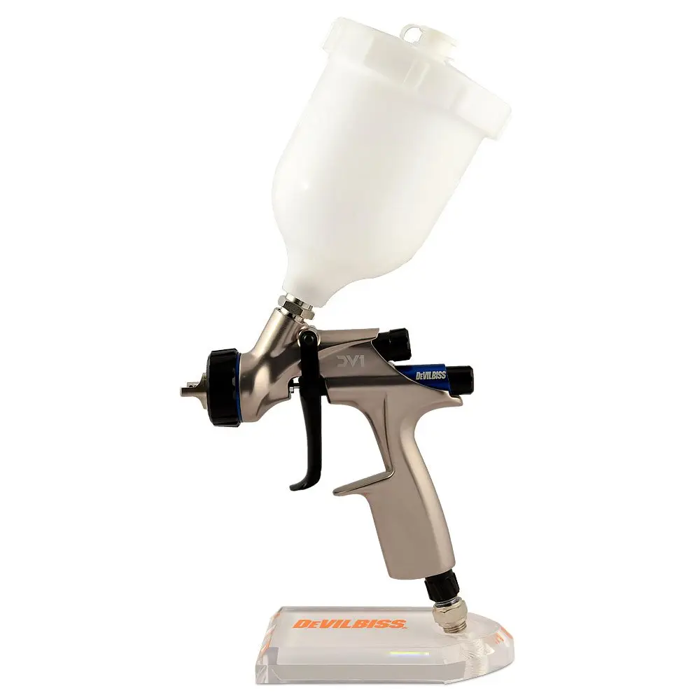 Краскопульт Devilbiss DV1 GRAVITY GUN ONLY KIT (HVLP) сопло 1.3 мм.
