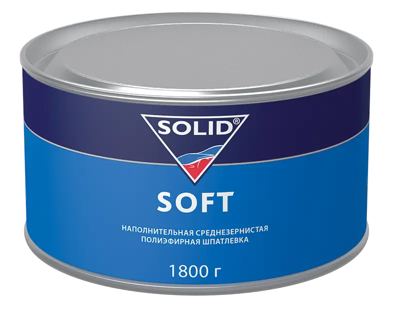 SOLID SOFT - наполнительная мелкозернистая шпатлевка